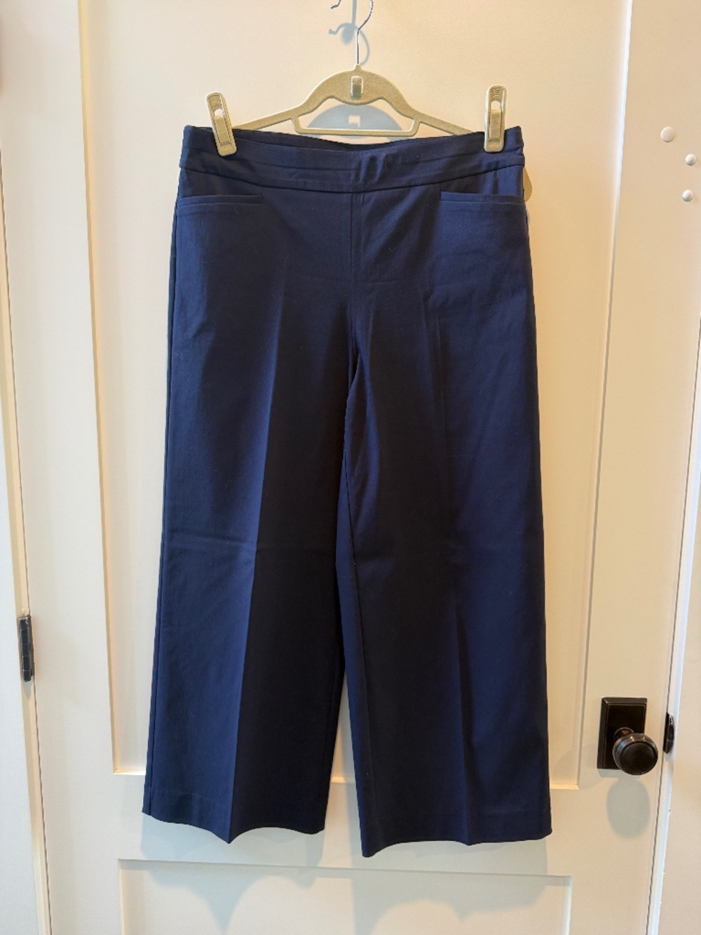 Chico's Brigitte Wide Leg Pants Navy Blue Chico's Size 1.5